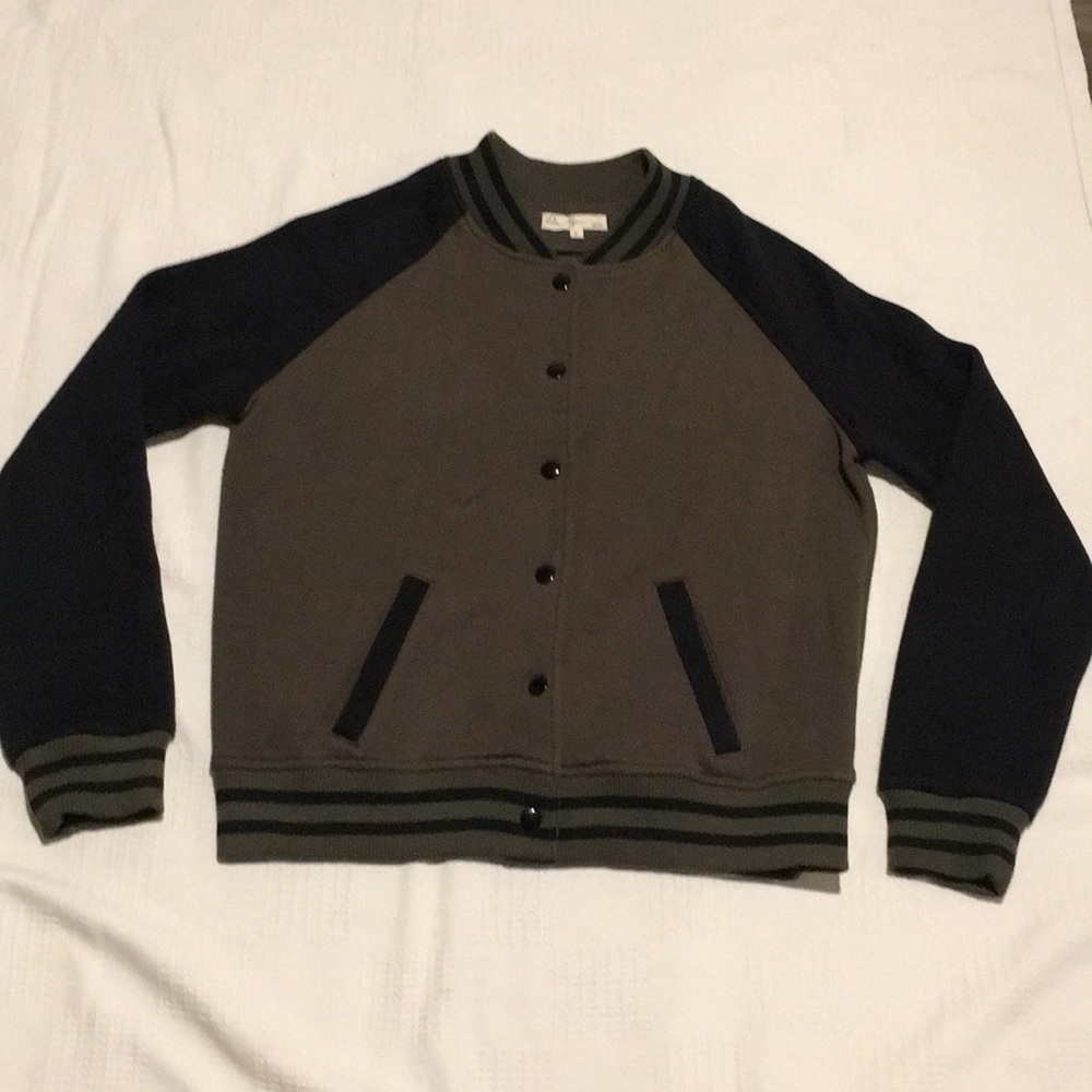 Green and black sweater